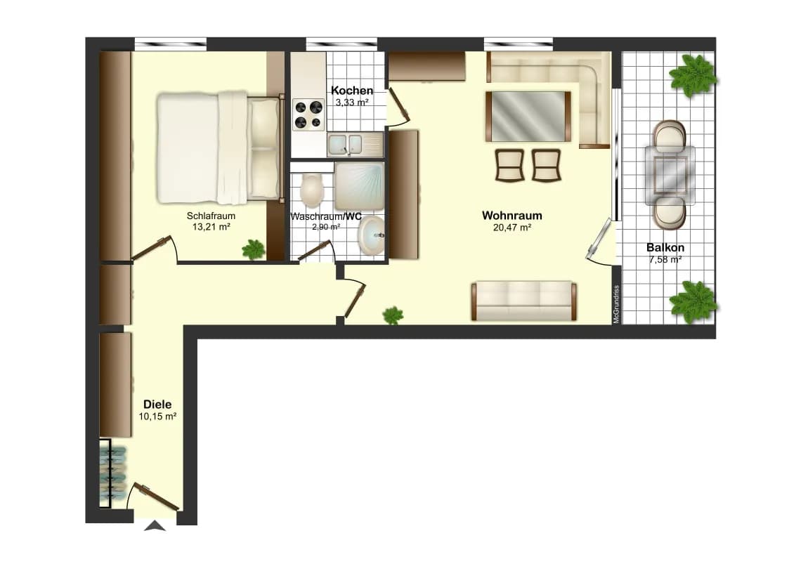 2-Zimmer-Wohnung kaufen in Kitzbühel – 54 m², € 250.000 – Bild 6 von 7