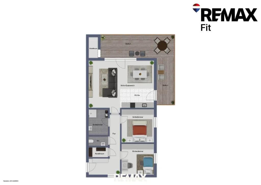 3-Zimmer-Wohnung mieten in Grieskirchen – 81,73 m², € 1.077 – Bild 10 von 11
