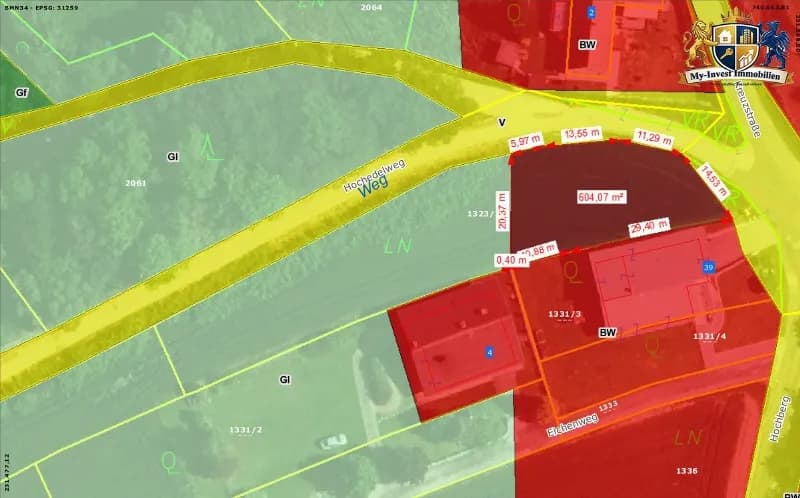 Grundstück kaufen in Oberwart – 1 702 m², € 74.200 – Bild 5 von 5