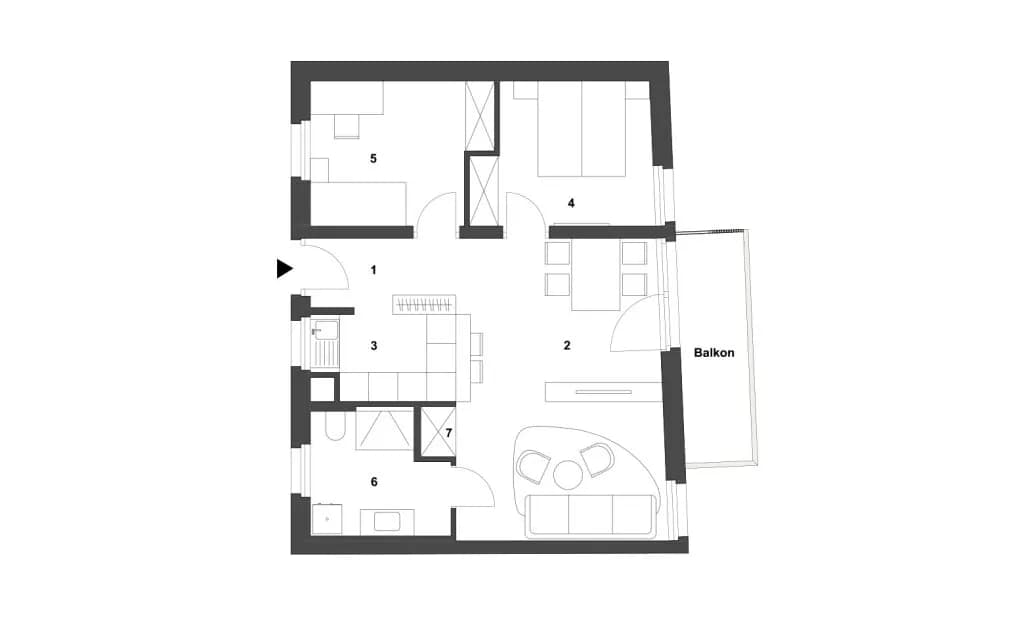 3-Zimmer-Wohnung kaufen in Graz – 64,9 m², € 444.960 – Bild 7 von 7