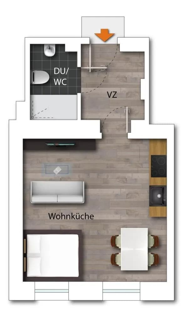 1-Zimmer-Wohnung kaufen in Wien – 30 m², € 199.000 – Bild 9 von 9