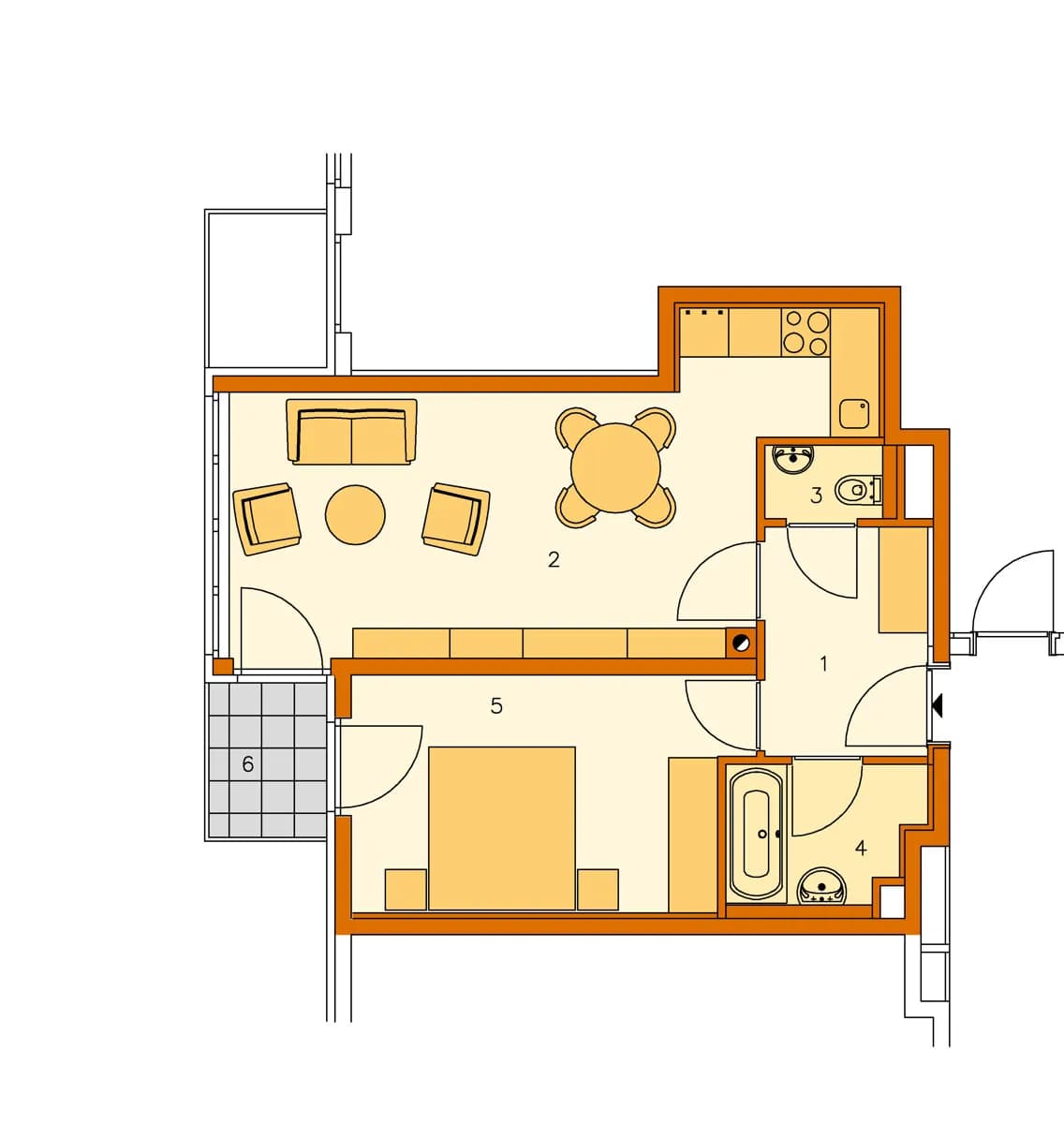 2-Zimmer-Wohnung mieten in Wien – 48,81 m², € 921 – Bild 10 von 10