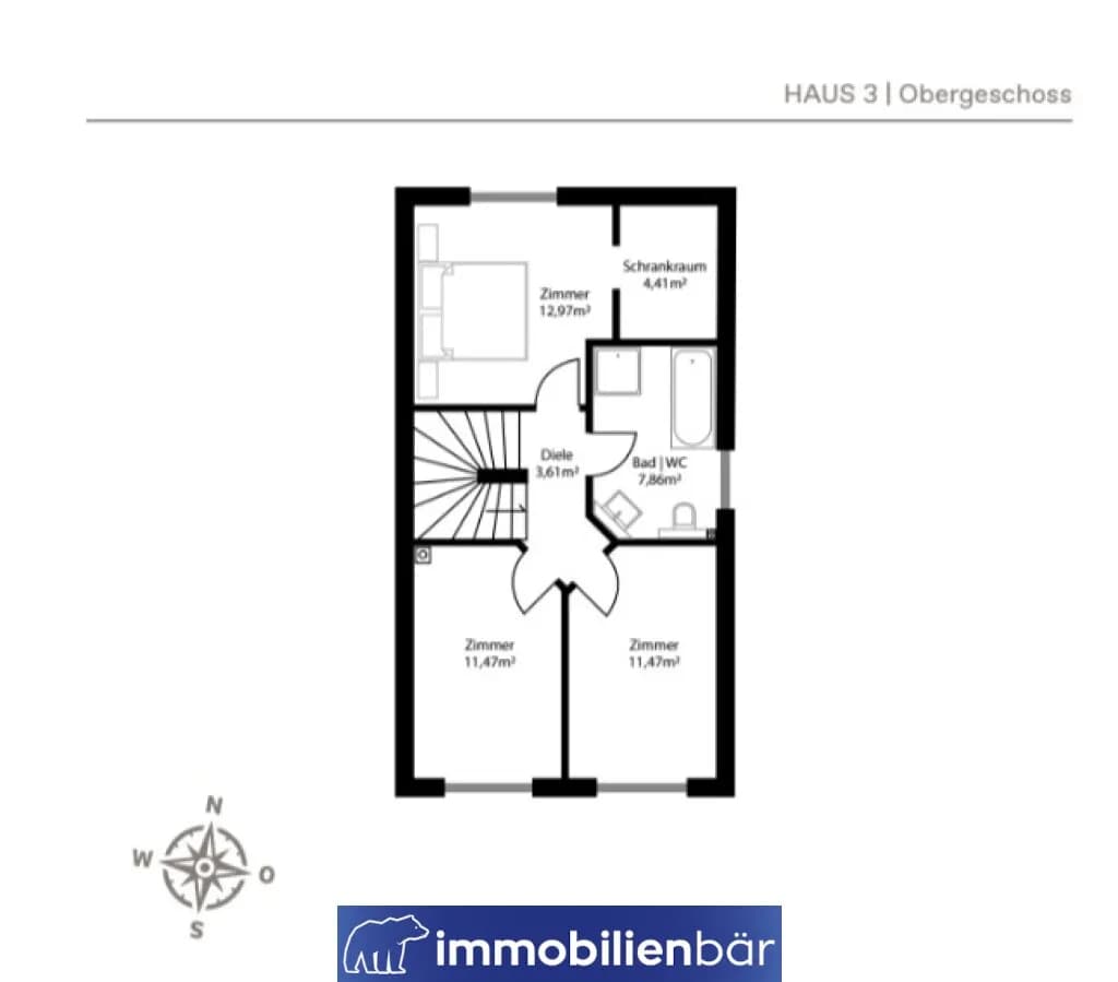 5-Zimmer-Haus mieten in Grieskirchen – 108,28 m², € 1.320 – Bild 17 von 17