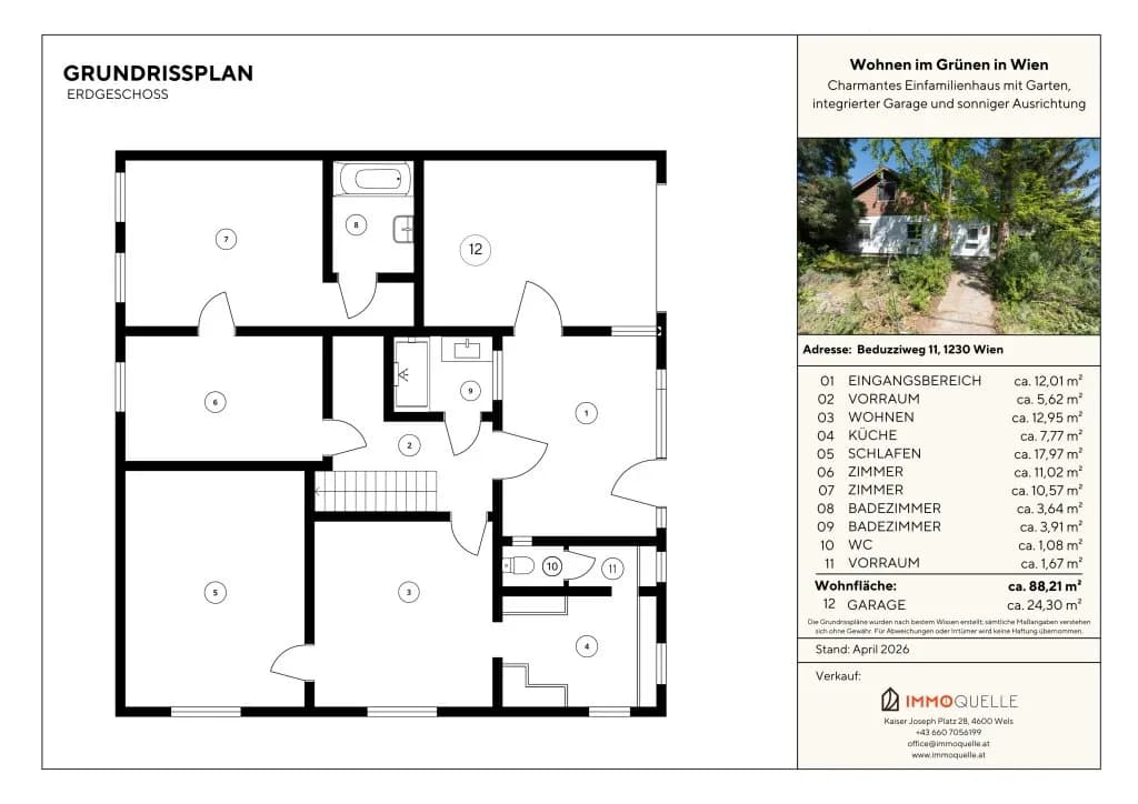 5-Zimmer-Haus kaufen in Wien – 121,05 m², € 579.000 – Bild 16 von 17