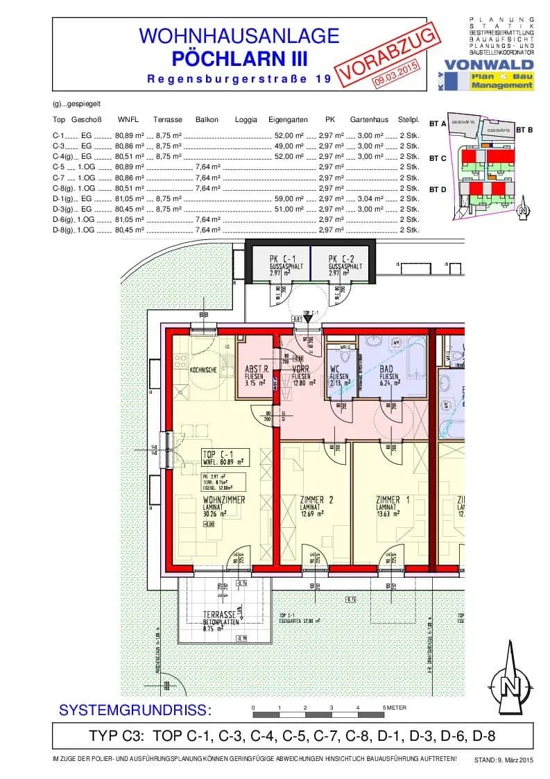 3-Zimmer-Wohnung mieten in Melk – 80,89 m², € 1.014 – Bild 25 von 25