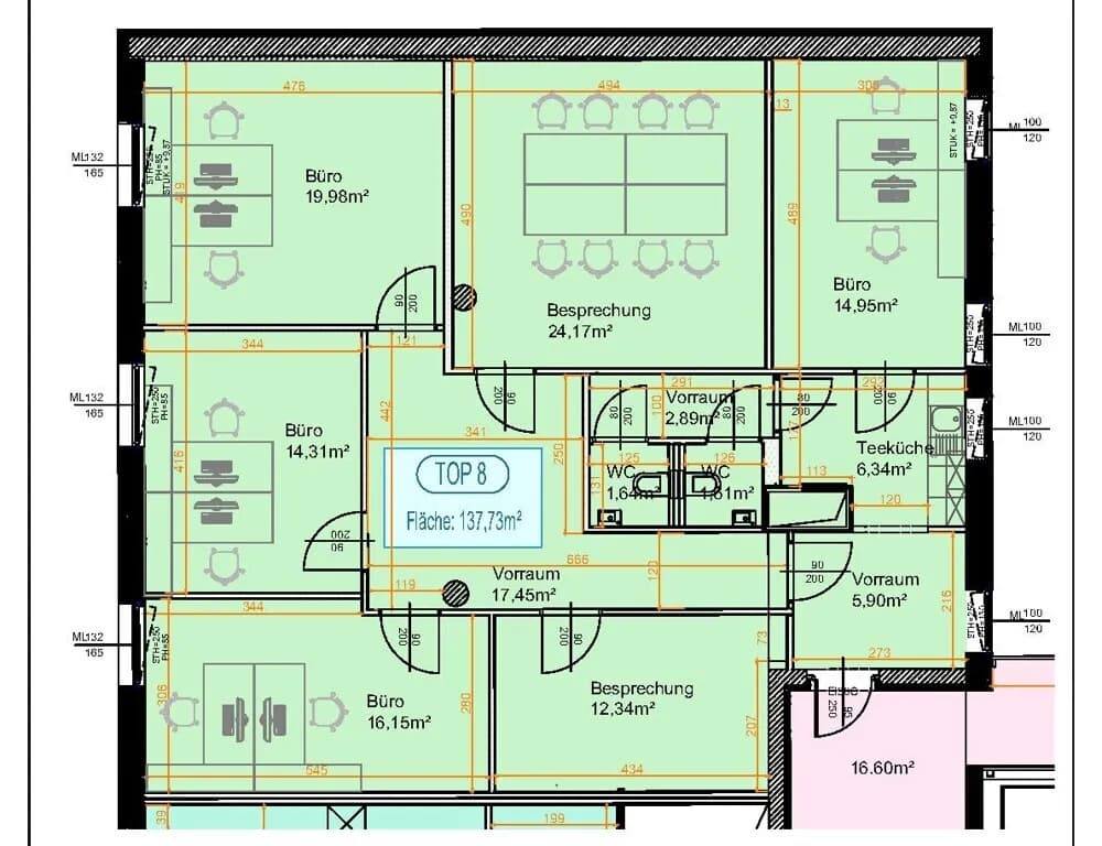 Gewerbeimmobilie mieten in Graz – 138 m², € 11 – Bild 11 von 11