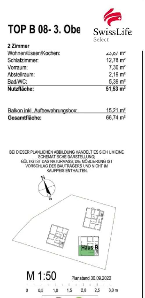 2-Zimmer-Wohnung kaufen in Salzburg Stadt – 52 m², € 454.800 – Bild 7 von 7