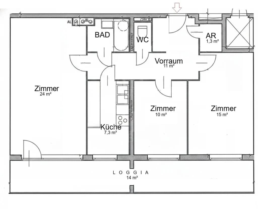 3-Zimmer-Wohnung kaufen in Wien – 73,21 m², € 320.000 – Bild 14 von 14