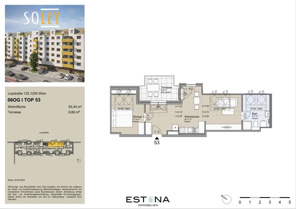 2-Zimmer-Wohnung kaufen in Wien – 55,7 m², € 472.000 – Bild 22 von 23