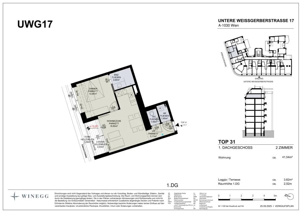 2-Zimmer-Wohnung kaufen in Wien – 41,34 m², € 595.000 – Bild 10 von 10