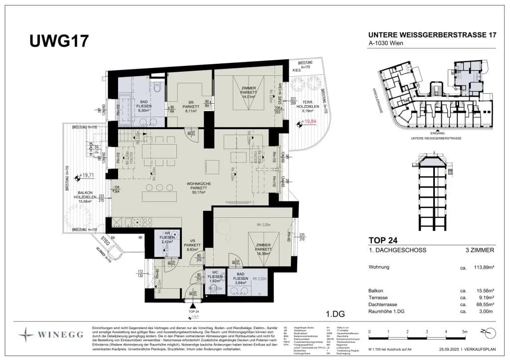 3-Zimmer-Wohnung kaufen in Wien – 114,15 m², € 1.595.000 – Bild 9 von 10