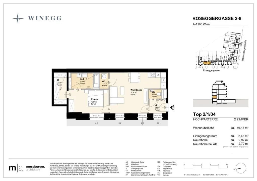 2-Zimmer-Wohnung kaufen in Wien – 56,05 m², € 333.500 – Bild 11 von 11