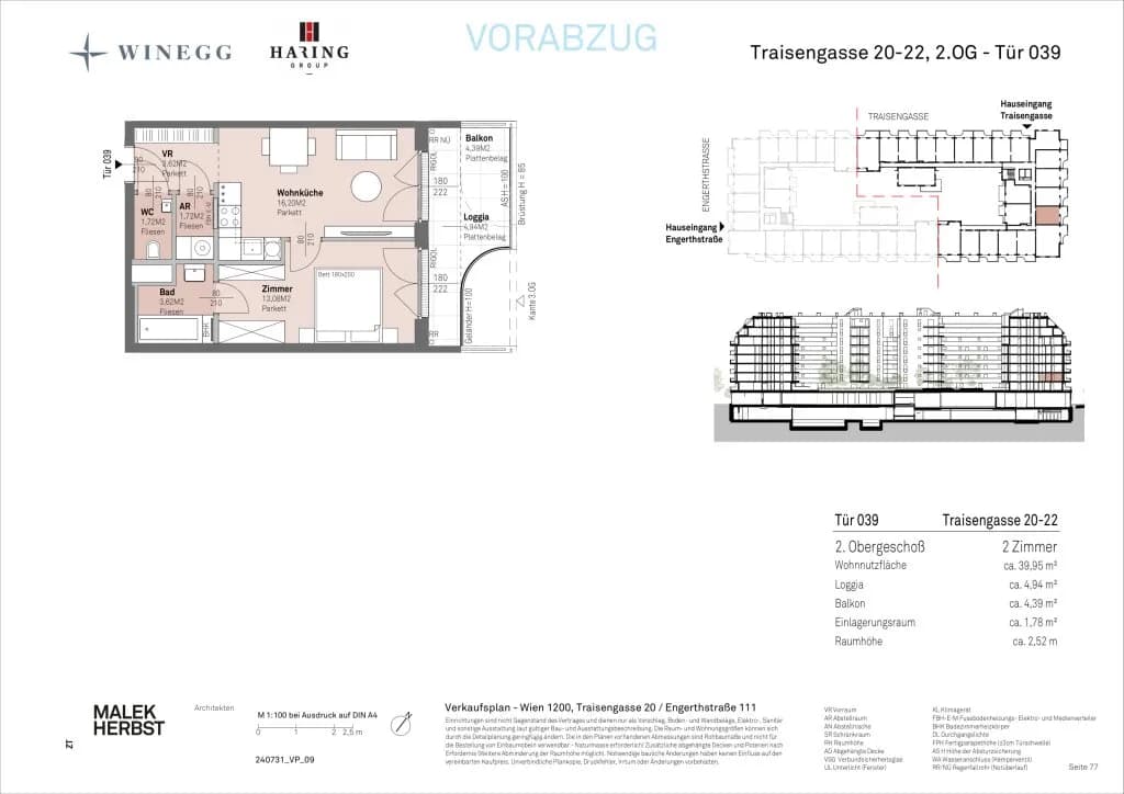 2-Zimmer-Wohnung kaufen in Wien – 39,95 m², € 247.200 – Bild 14 von 14