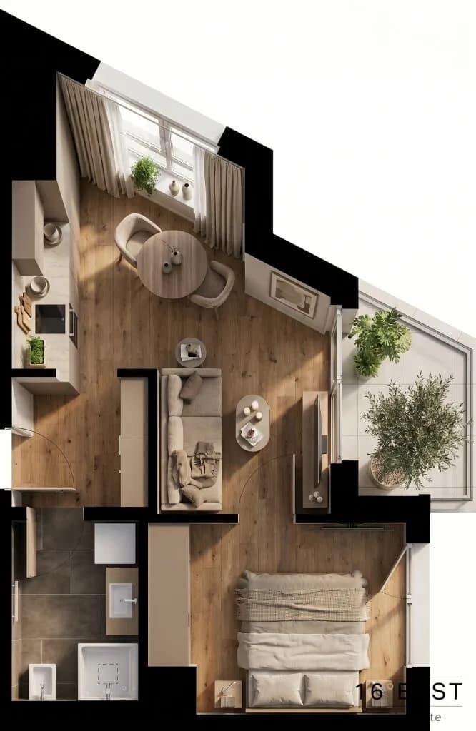 2-Zimmer-Wohnung kaufen in Wien – 35,4 m², € 222.735 – Bild 3 von 8