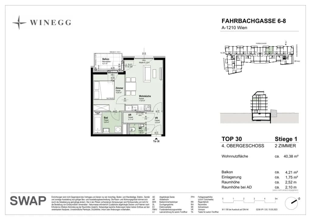 2-Zimmer-Wohnung kaufen in Wien – 40,38 m², € 308.700 – Bild 17 von 17
