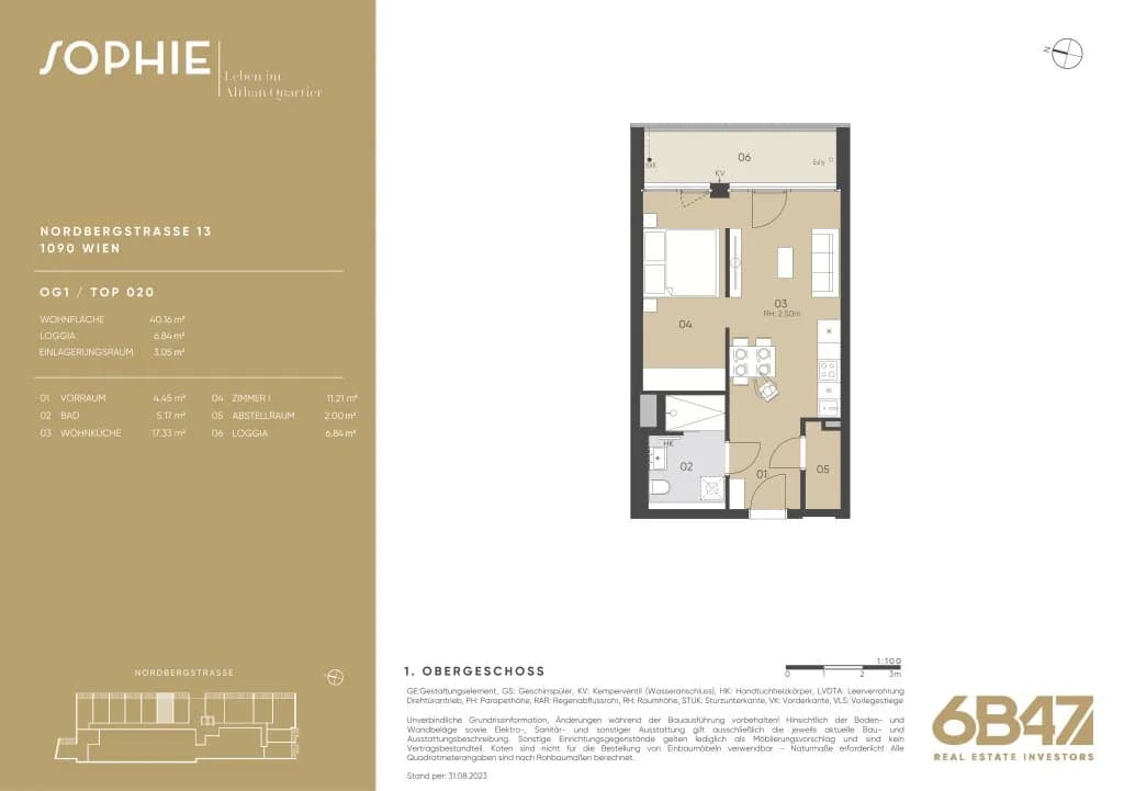 2-Zimmer-Wohnung kaufen in Wien – 40,16 m², € 345.000 – Bild 13 von 13
