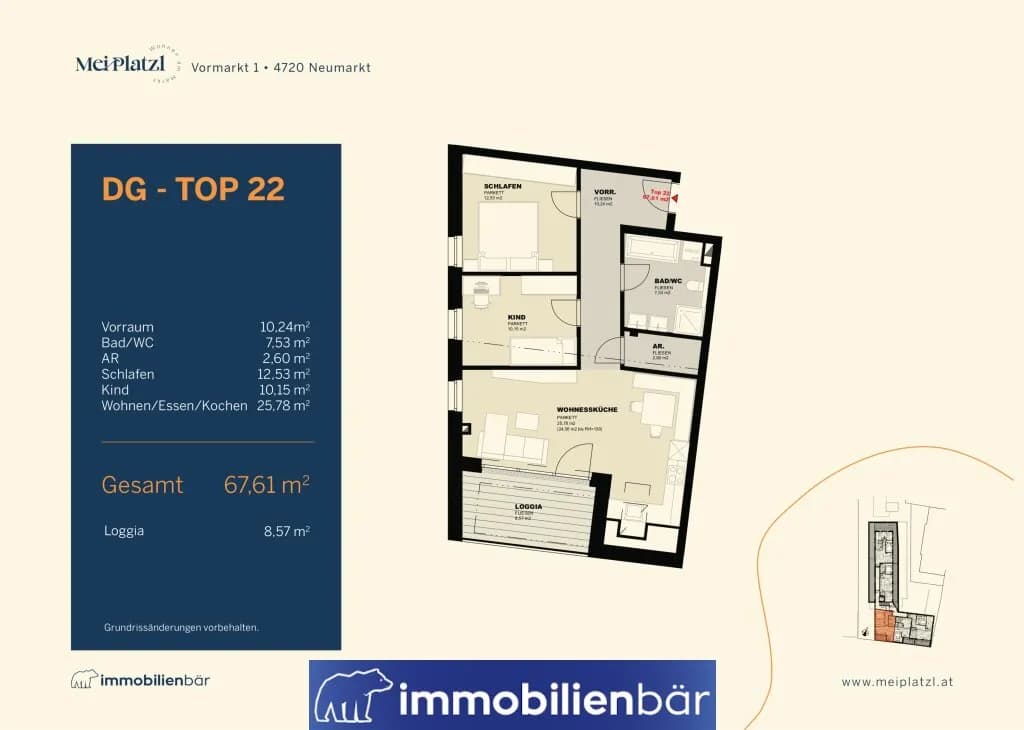 3-Zimmer-Wohnung kaufen in Grieskirchen – 68,83 m² – Bild 14 von 14