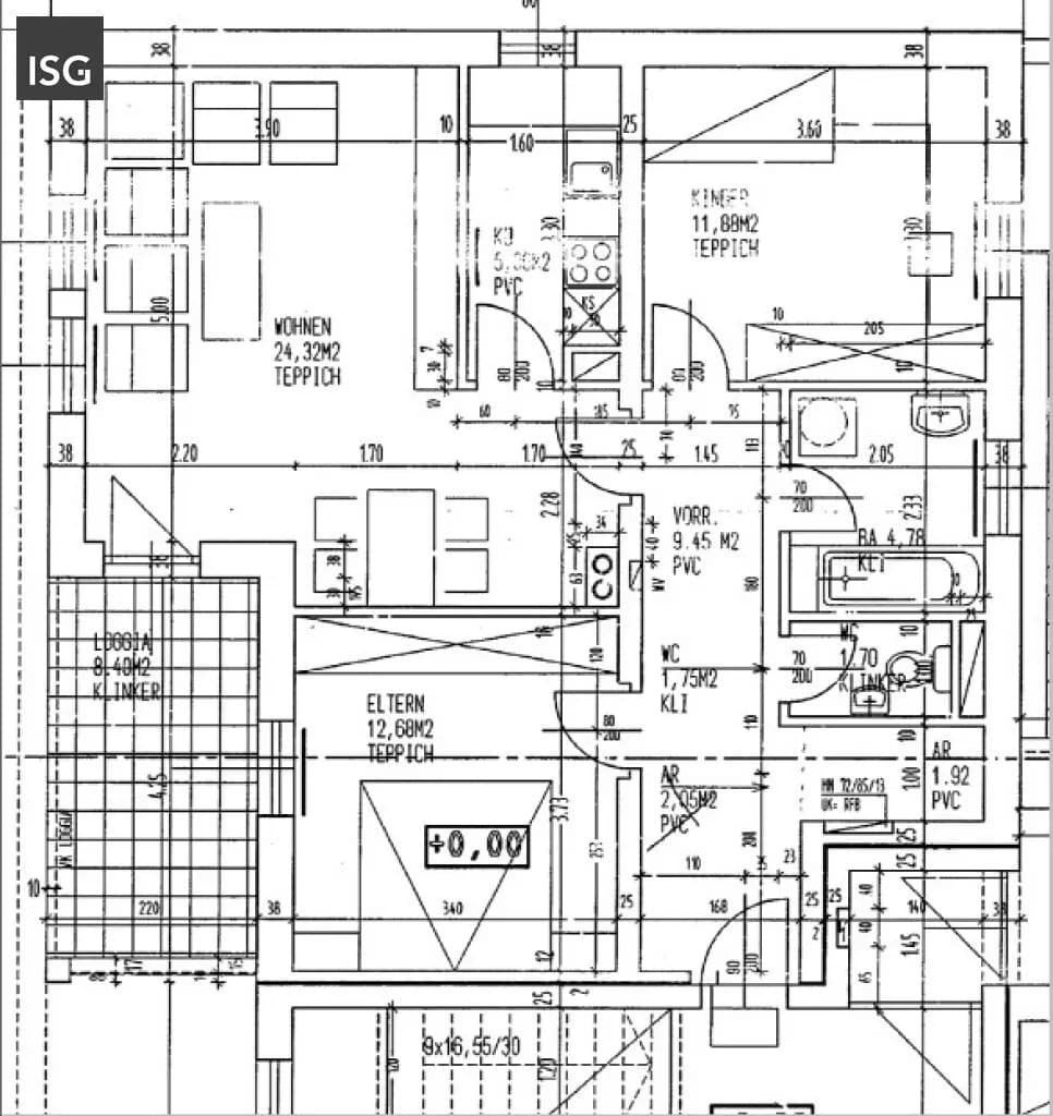 3-Zimmer-Wohnung mieten in Grieskirchen – 80 m², € 860 – Bild 2 von 2