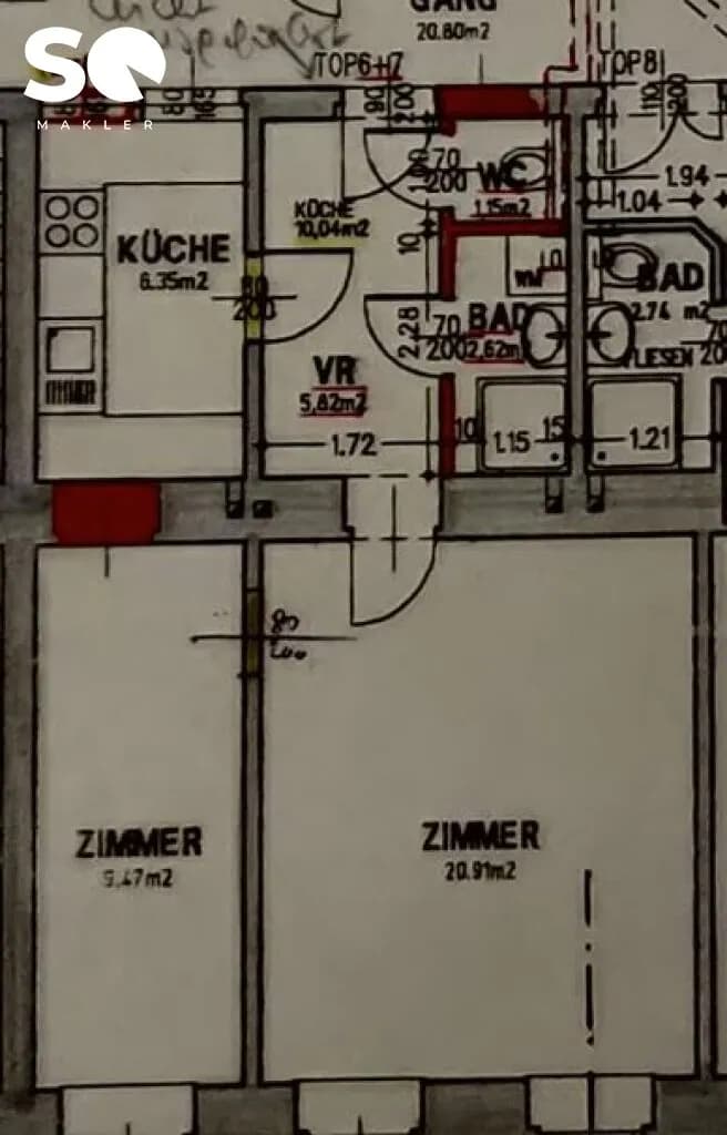 2-Zimmer-Wohnung kaufen in Wien – 46 m², € 139.000 – Bild 24 von 24