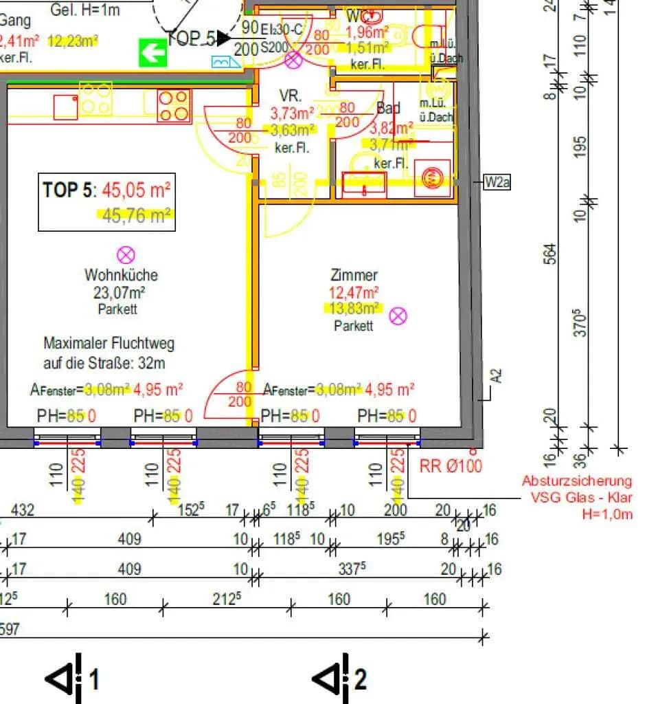 2-Zimmer-Wohnung kaufen in Wien – 45,05 m², € 229.755 – Bild 13 von 13