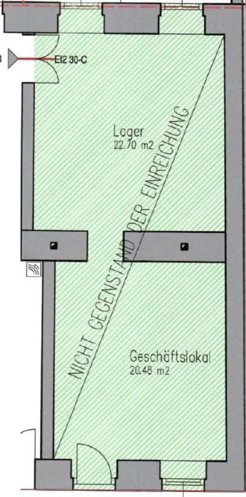 2-Zimmer-Gewerbeimmobilie kaufen in Wien – 45 m², € 158.000 – Bild 5 von 5
