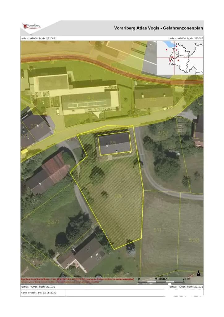 Grundstück kaufen in Feldkirch – 1 050 m², € 395.000 – Bild 2 von 6