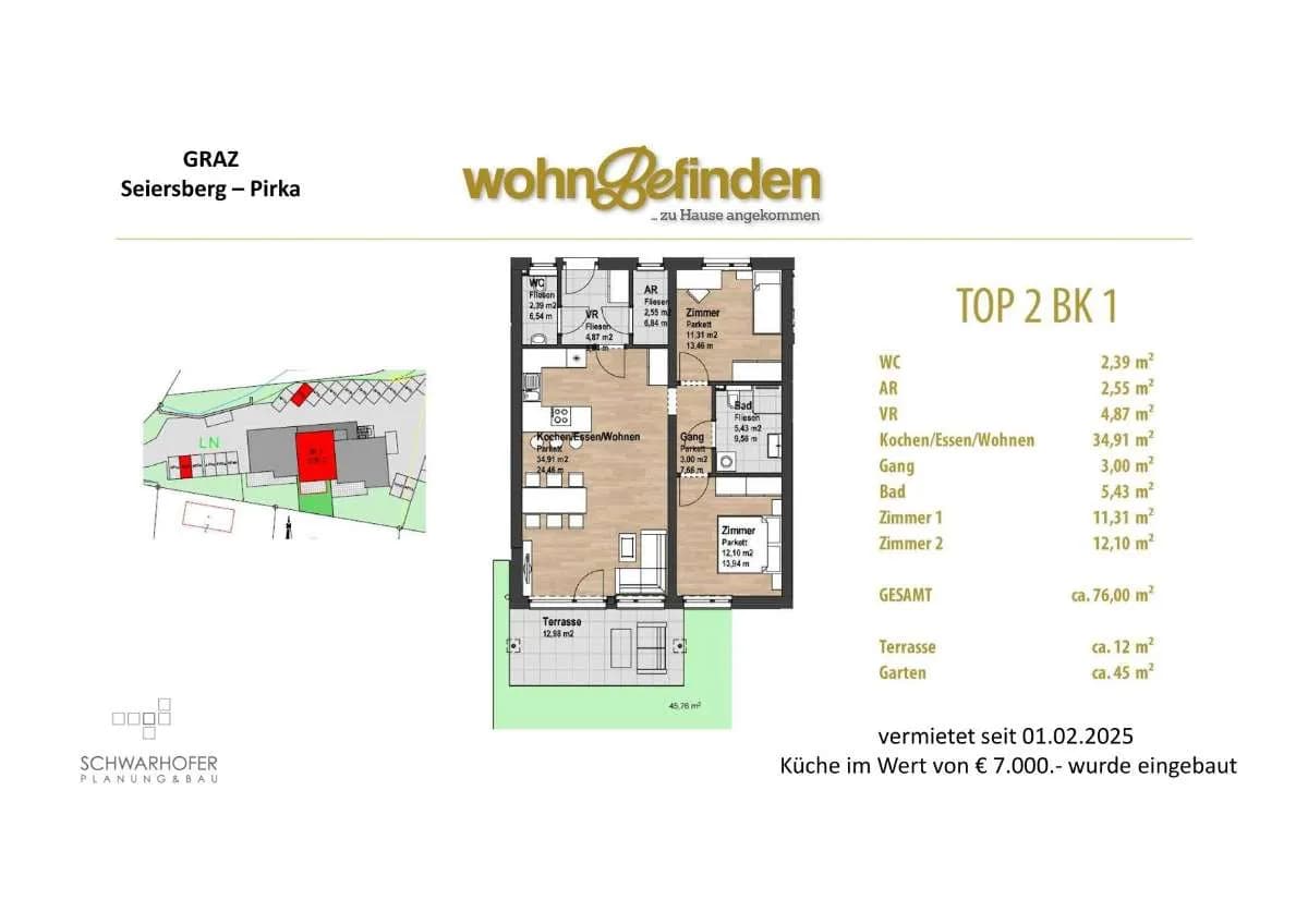 3-Zimmer-Wohnung kaufen in Graz-Umgebung – 67 m², € 300.240 – Bild 5 von 11