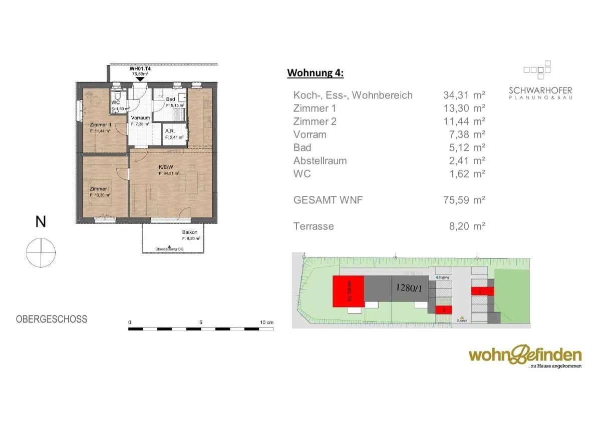 3-Zimmer-Wohnung kaufen in Weiz – 74,3 m², € 268.990 – Bild 5 von 14