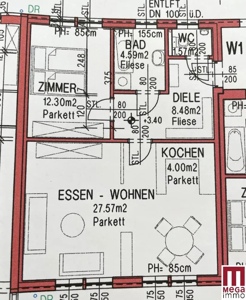 2-Zimmer-Wohnung mieten in Weiz – 60 m², € 682 – Bild 10 von 10