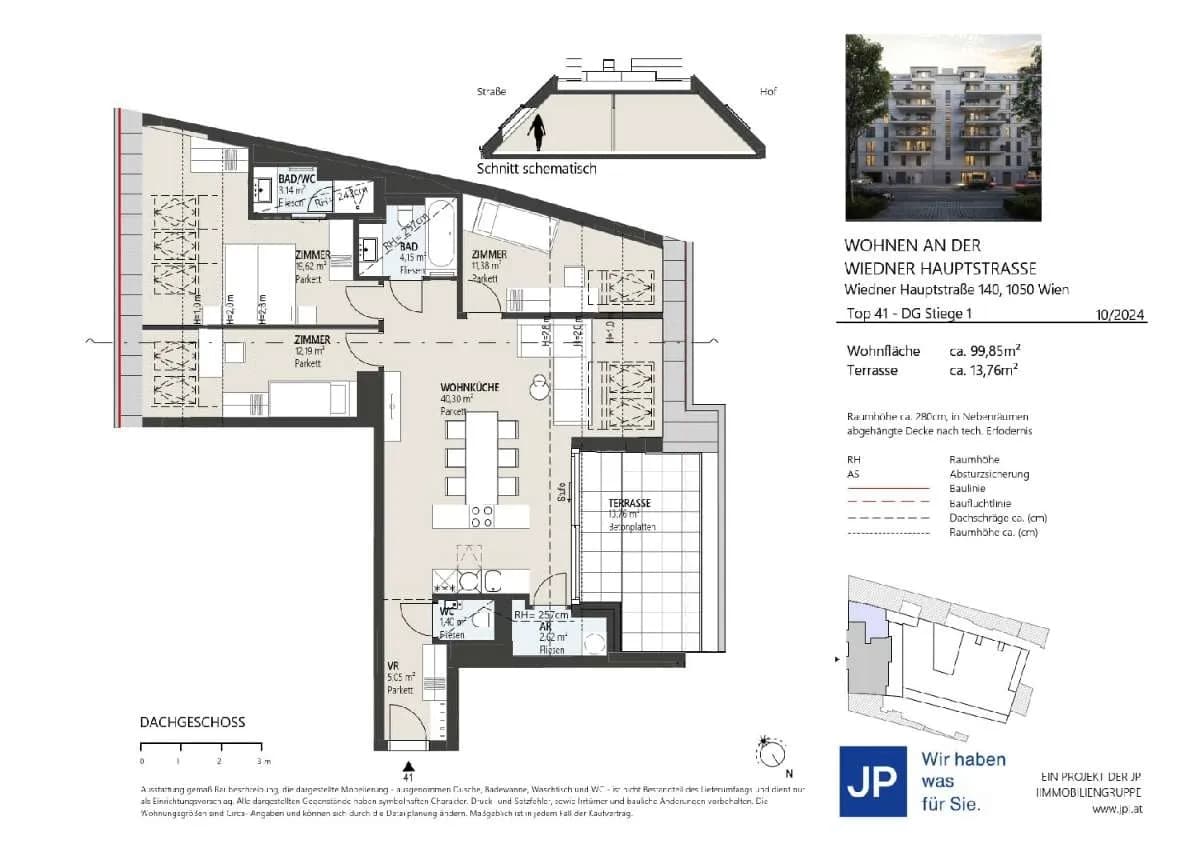 4-Zimmer-Wohnung kaufen in Wien – 99,85 m², € 1.115.000 – Bild 12 von 17