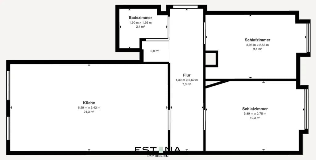 3-Zimmer-Wohnung mieten in Wien – 52 m², € 1.699 – Bild 12 von 12