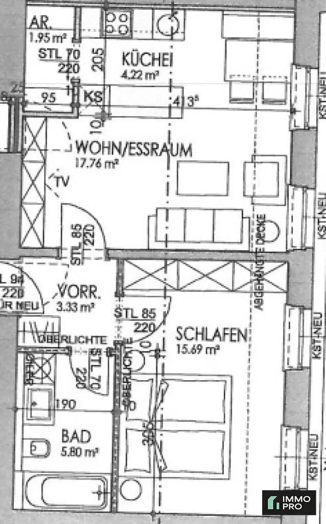 2-Zimmer-Wohnung mieten in Klagenfurt – 63,04 m², € 1.015 – Bild 7 von 7