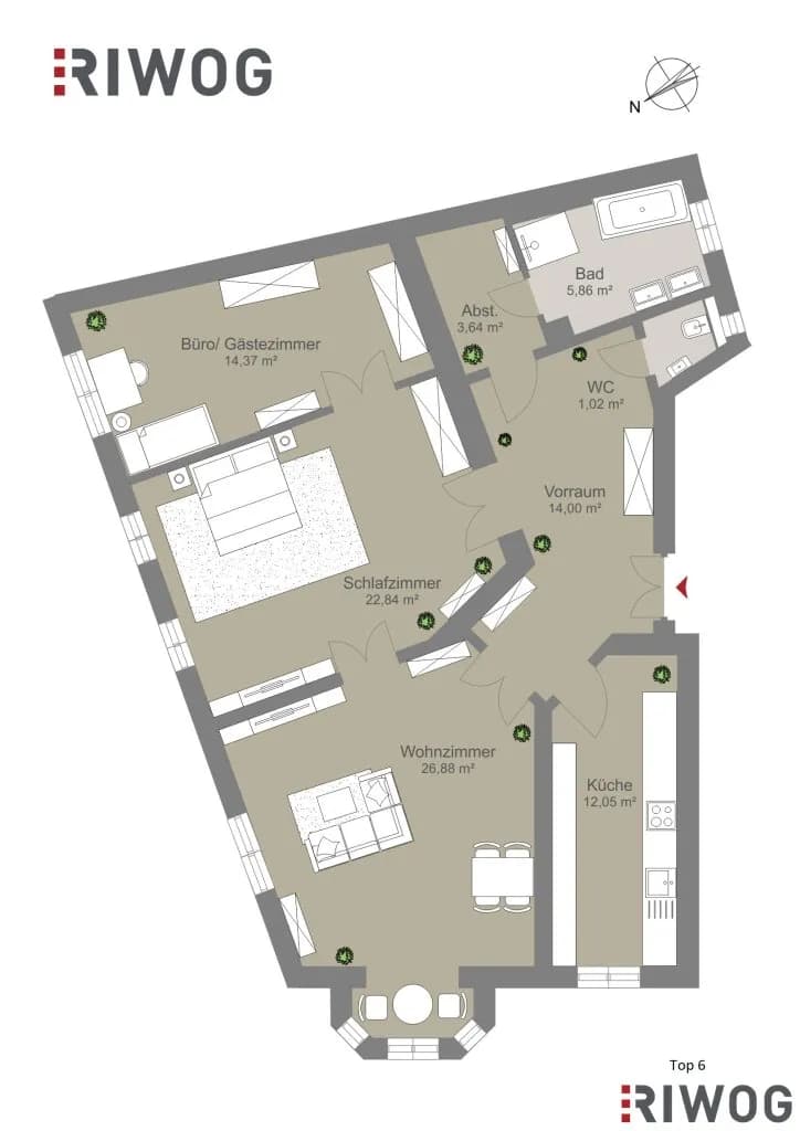 3-Zimmer-Wohnung kaufen in Wien – 100,66 m², € 579.000 – Bild 18 von 19