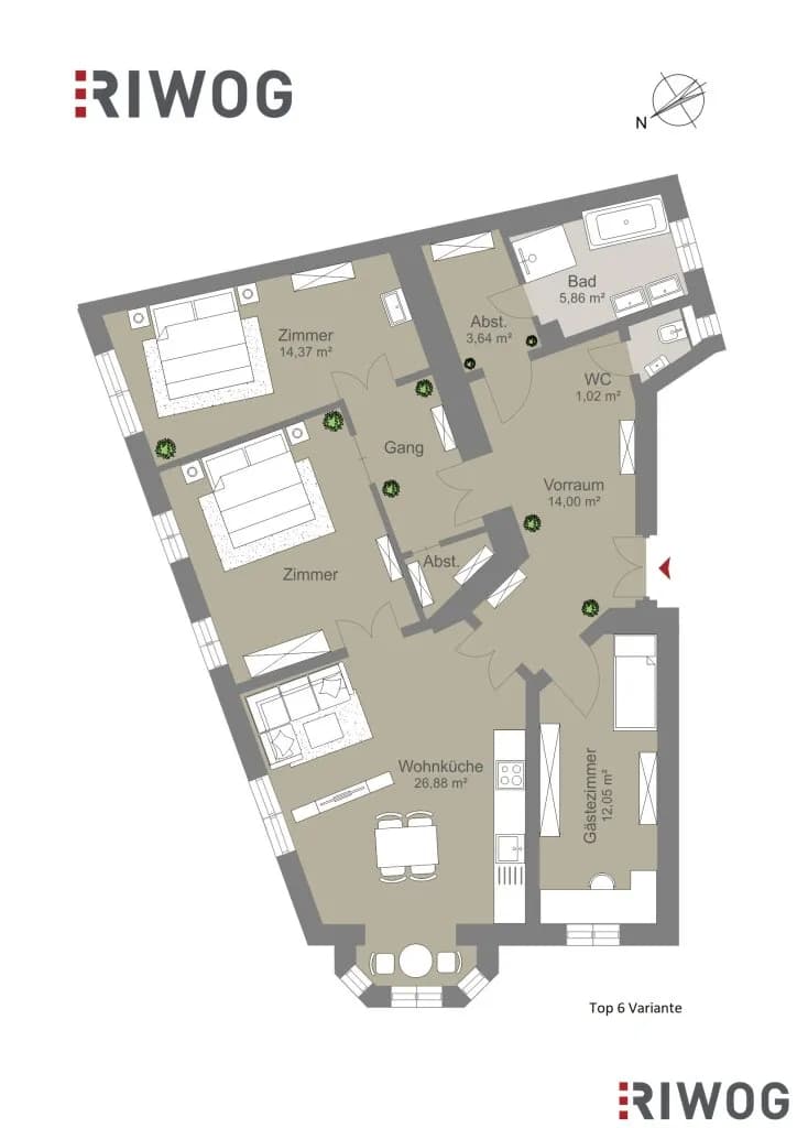3-Zimmer-Wohnung kaufen in Wien – 100,66 m², € 579.000 – Bild 19 von 19
