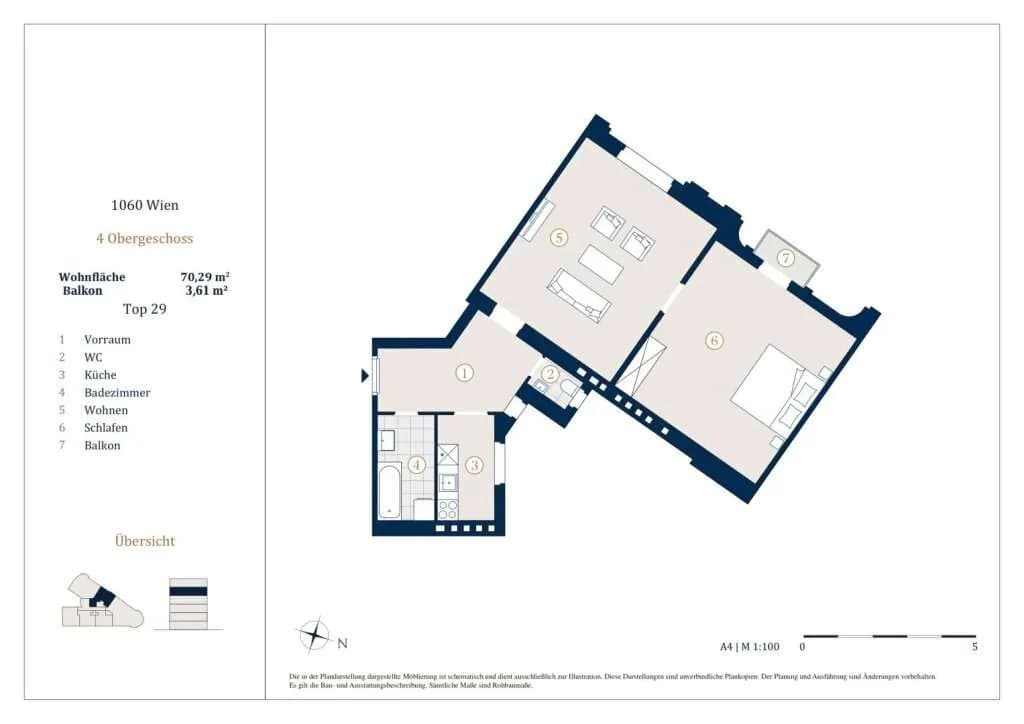 2-Zimmer-Wohnung kaufen in Wien – 70,29 m², € 435.000 – Bild 11 von 11