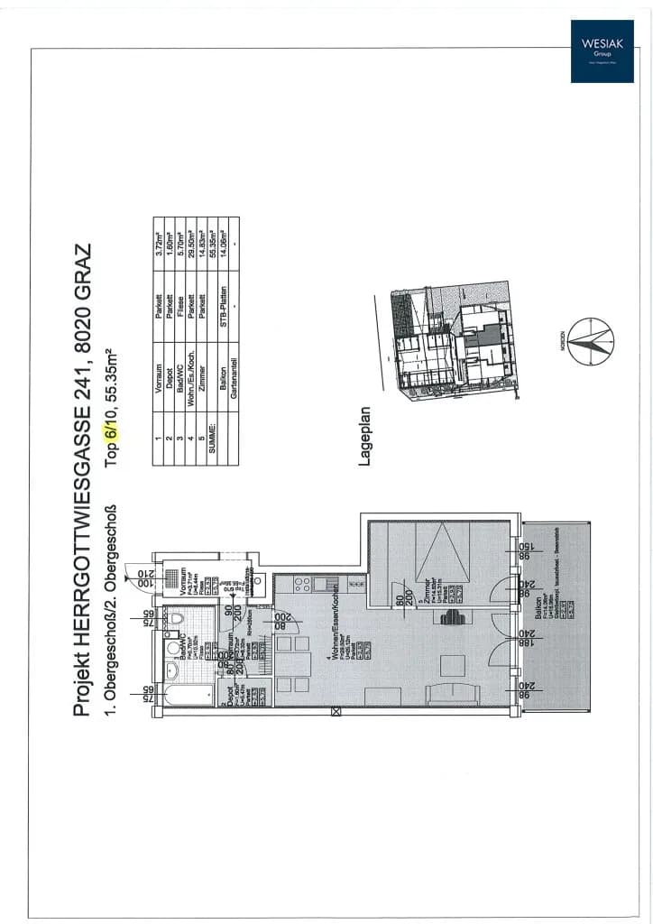 2-Zimmer-Wohnung kaufen in Graz – 55 m², € 170.000 – Bild 9 von 9