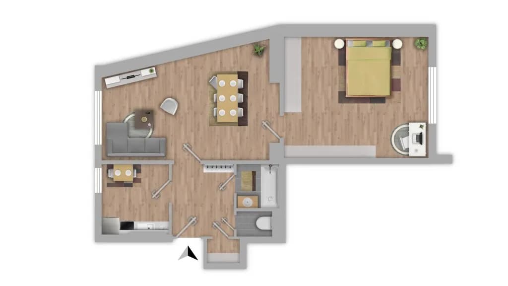 2-Zimmer-Wohnung kaufen in Wien – 60 m², € 199.999 – Bild 10 von 10