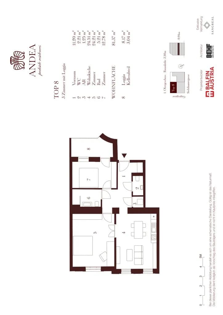 3-Zimmer-Wohnung kaufen in Wien – 81,37 m², € 1.049.000 – Bild 19 von 19