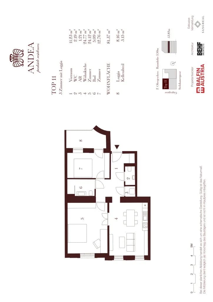 3-Zimmer-Wohnung kaufen in Wien – 81,37 m², € 1.085.000 – Bild 19 von 19