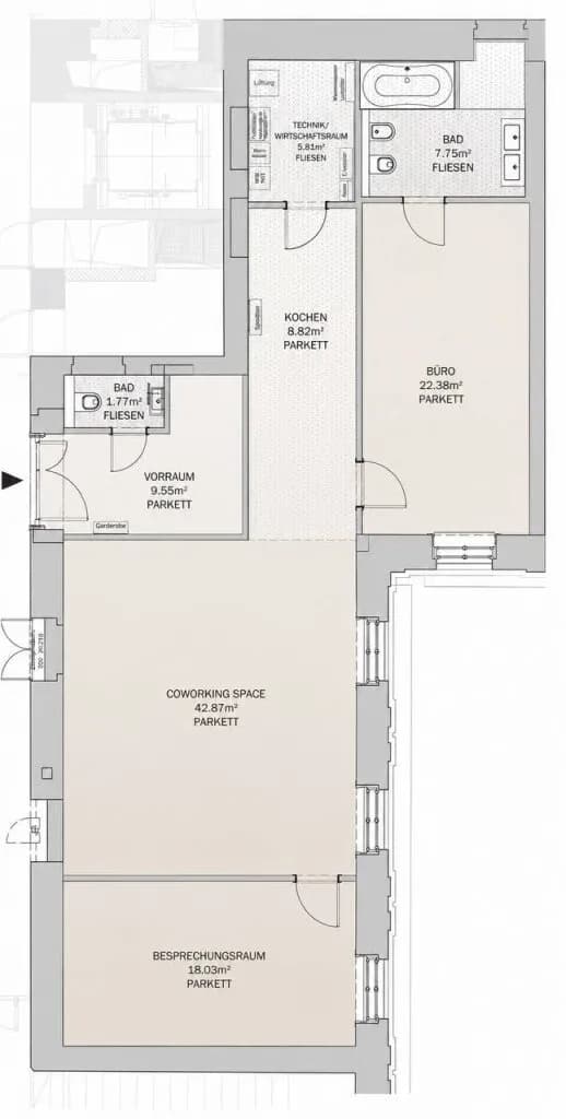 Gewerbeimmobilie mieten in Wien – 117 m², € 3.303 – Bild 15 von 15