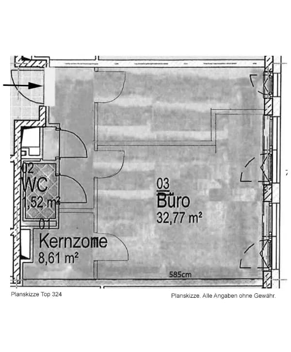 Gewerbeimmobilie mieten in Mödling – 43 m², € 11 – Bild 3 von 3