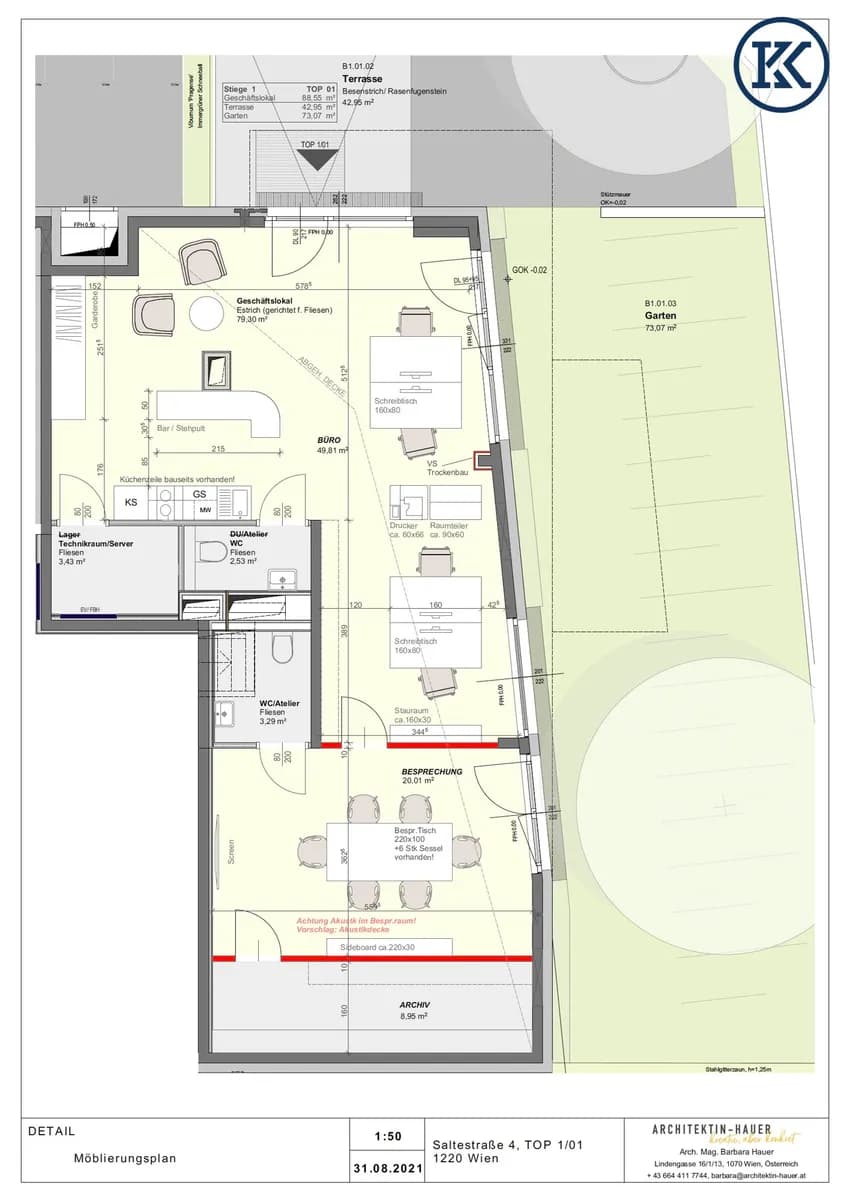 2-Zimmer-Gewerbeimmobilie kaufen in Wien – 89 m², € 335.000 – Bild 35 von 43
