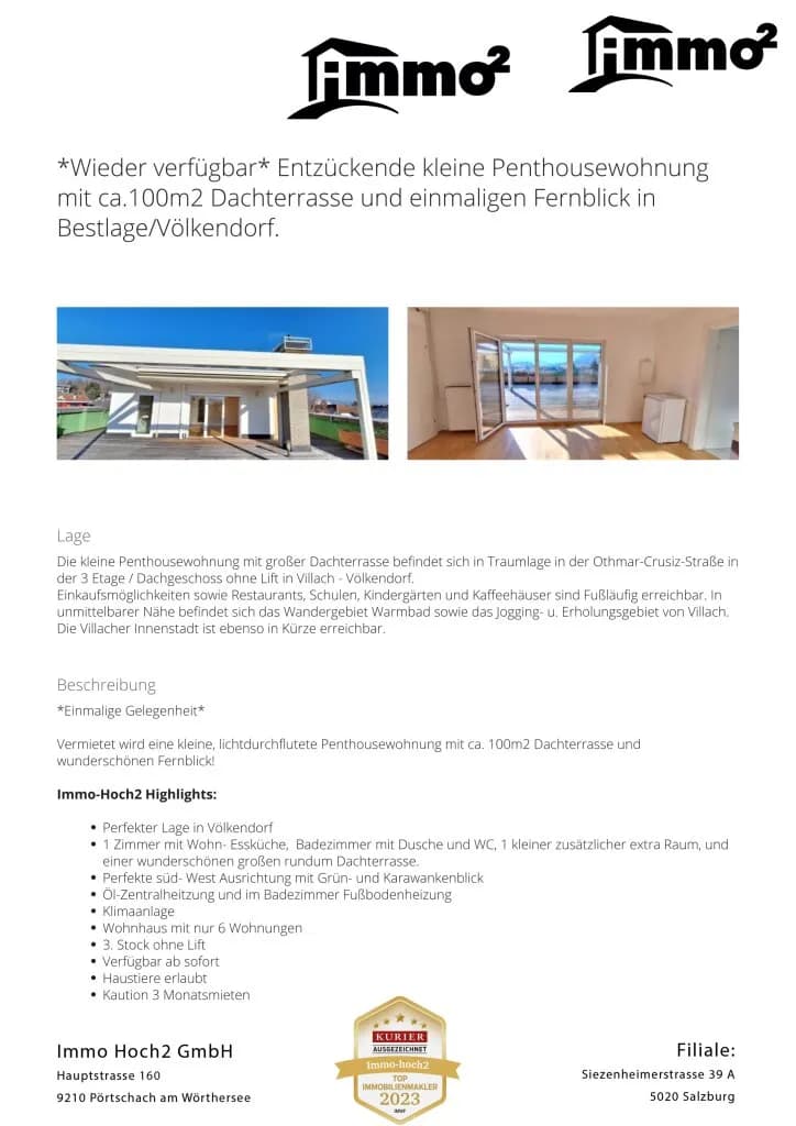 1-Zimmer-Wohnung mieten in Villach – 28 m², € 750 – Bild 19 von 30