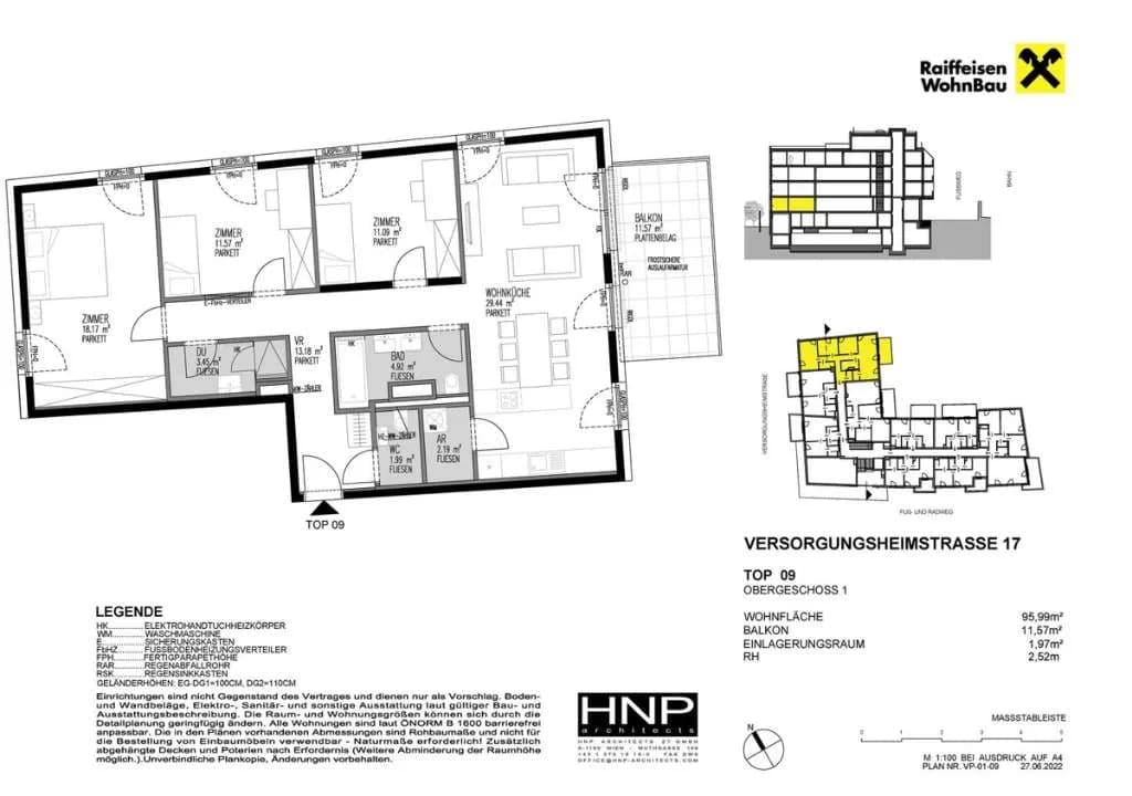 4-Zimmer-Wohnung kaufen in Wien – 96 m², € 744.800 – Bild 12 von 12