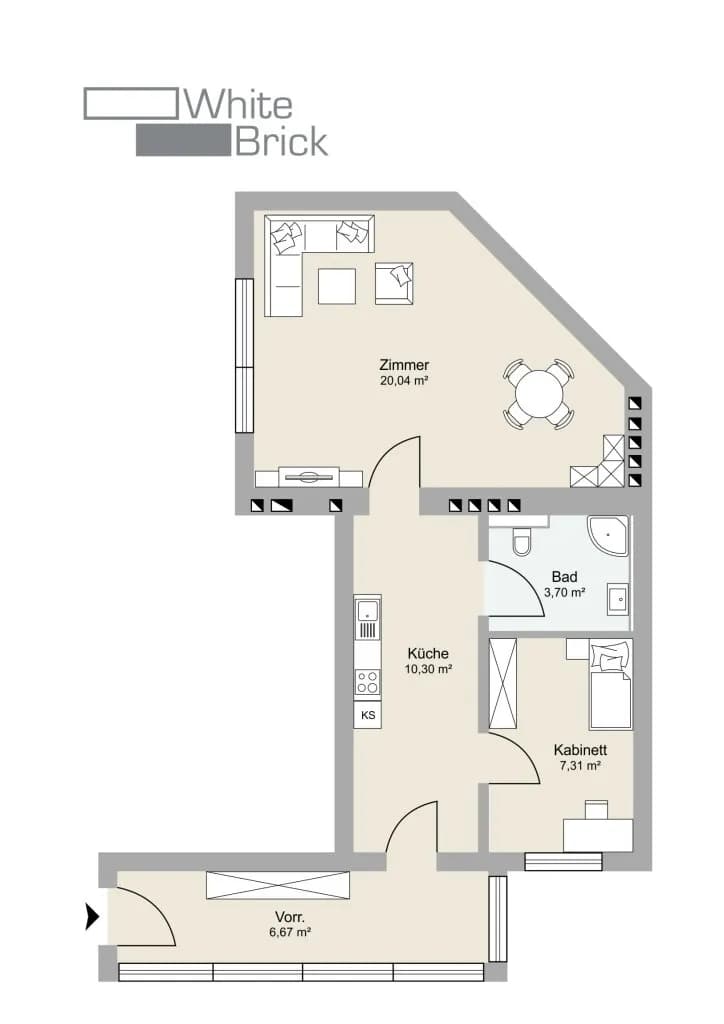 2-Zimmer-Wohnung kaufen in Wien – 48,02 m², € 268.000 – Bild 14 von 14