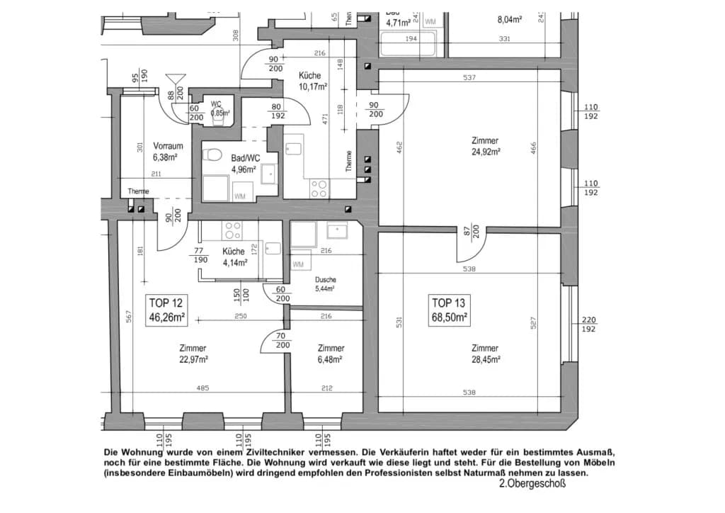 2-Zimmer-Wohnung kaufen in Wien – 68,5 m², € 249.000 – Bild 21 von 21