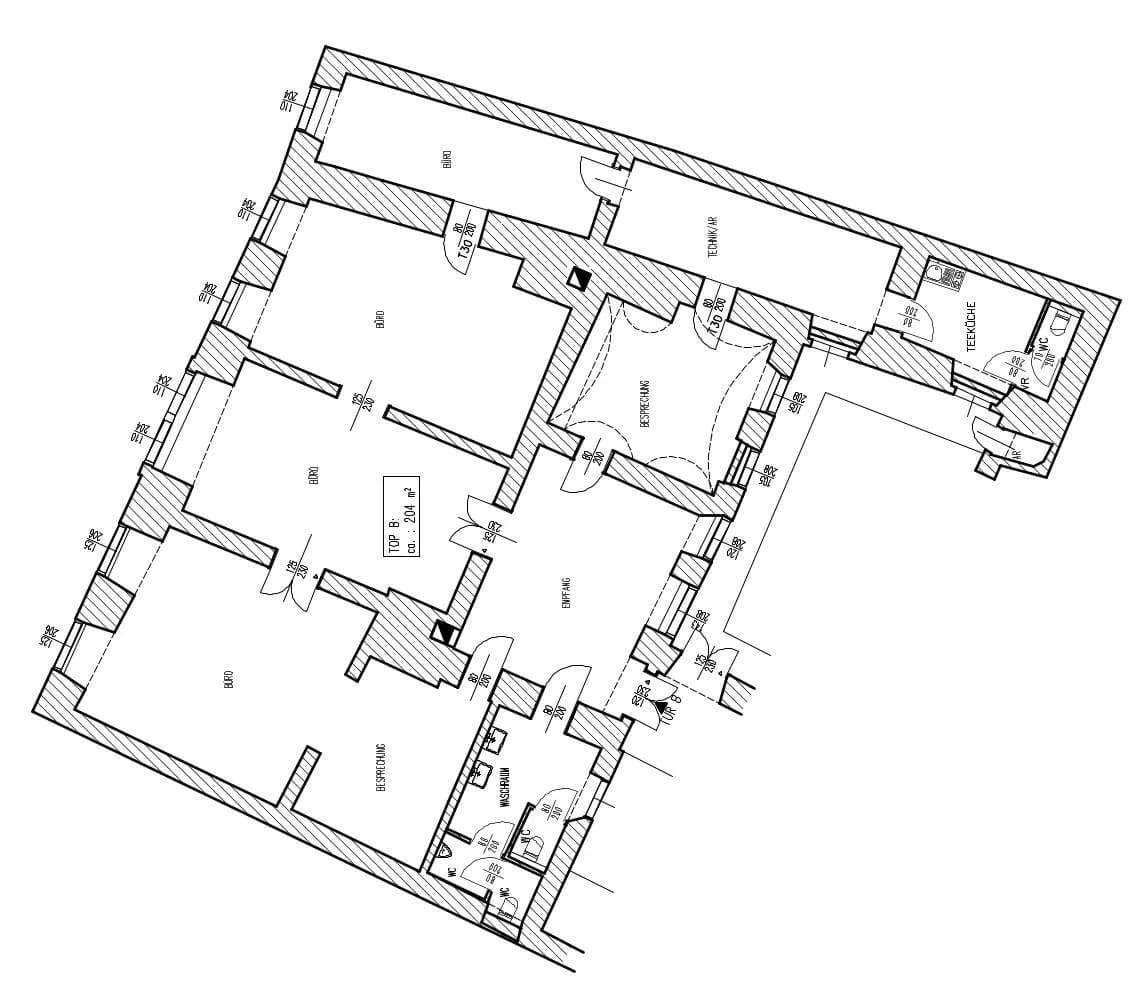 5-Zimmer-Gewerbeimmobilie mieten in Wien – 204 m², € 4.183 – Bild 16 von 16