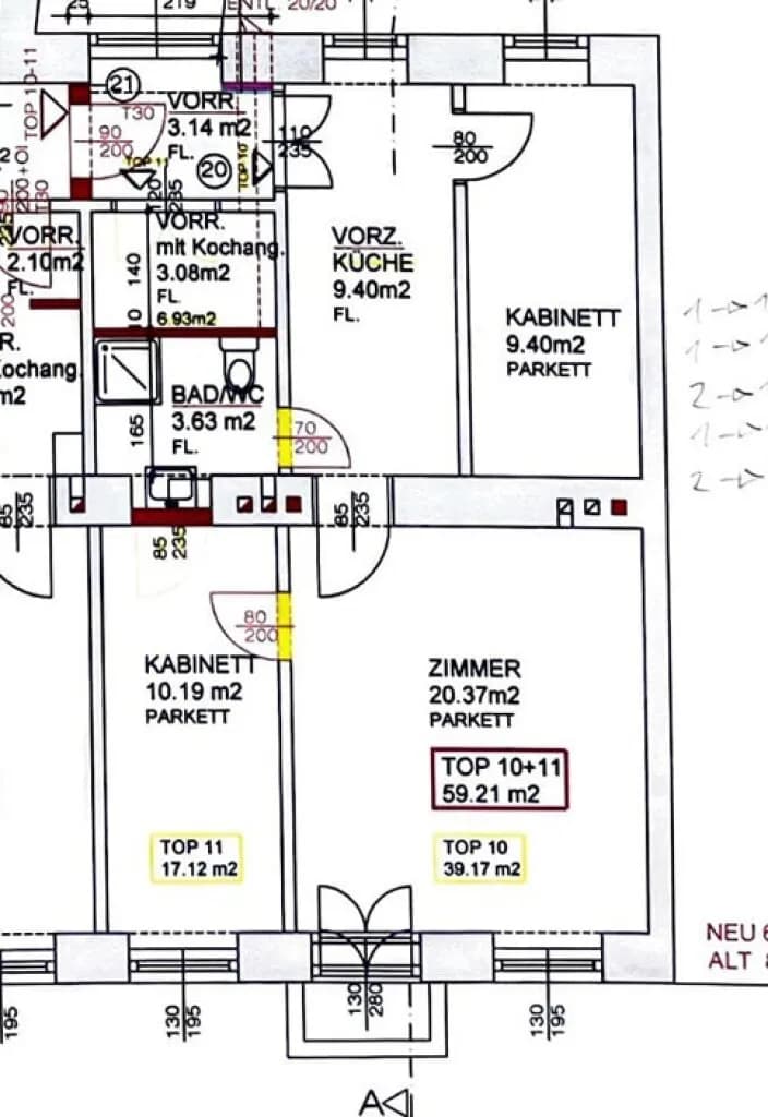 3-Zimmer-Wohnung kaufen in Wien – 59 m², € 199.000 – Bild 9 von 9