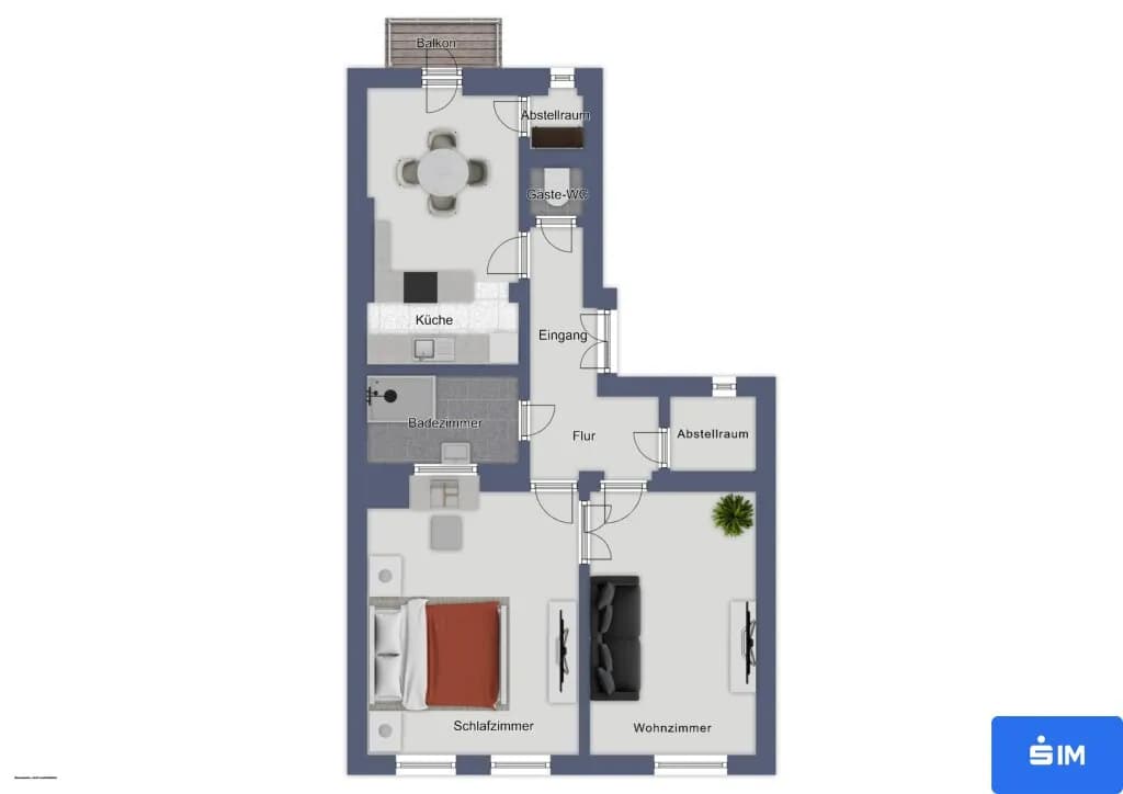 3-Zimmer-Wohnung mieten in Graz – 81,77 m², € 1.172 – Bild 10 von 10