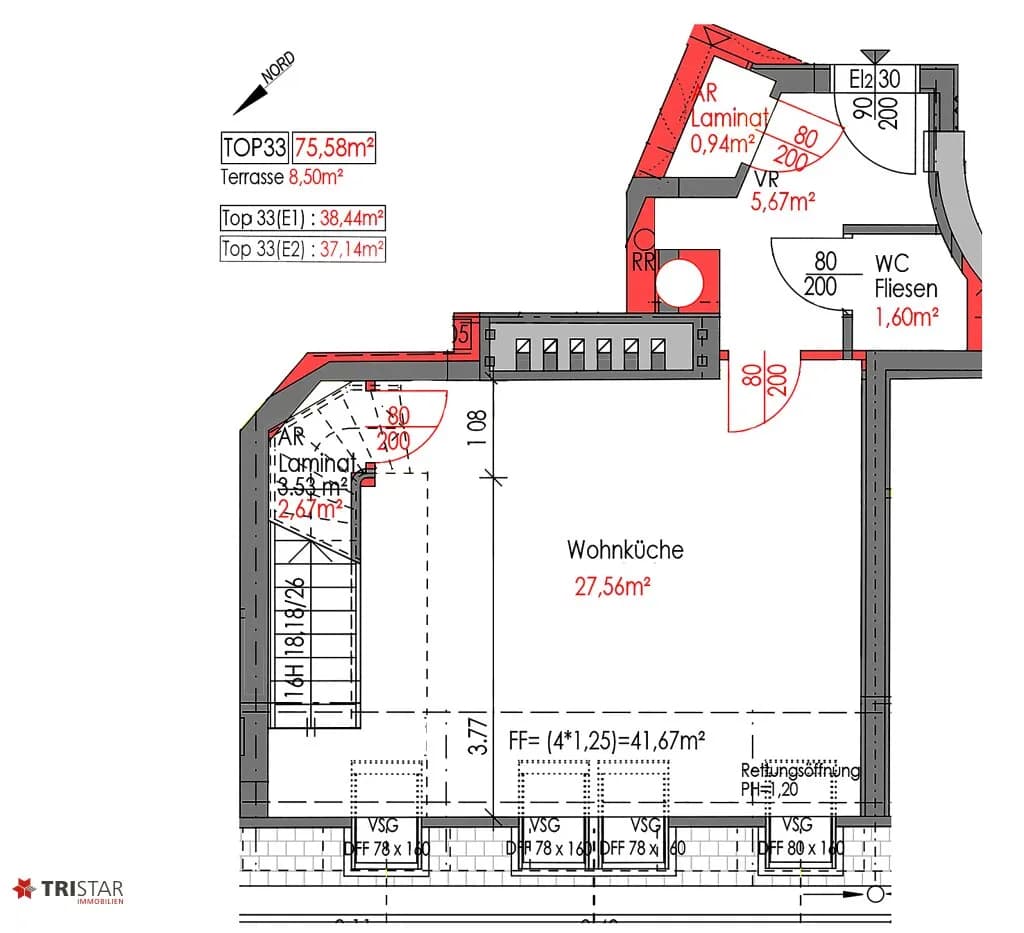 2-Zimmer-Wohnung kaufen in Wien – 75,58 m², € 545.000 – Bild 18 von 20